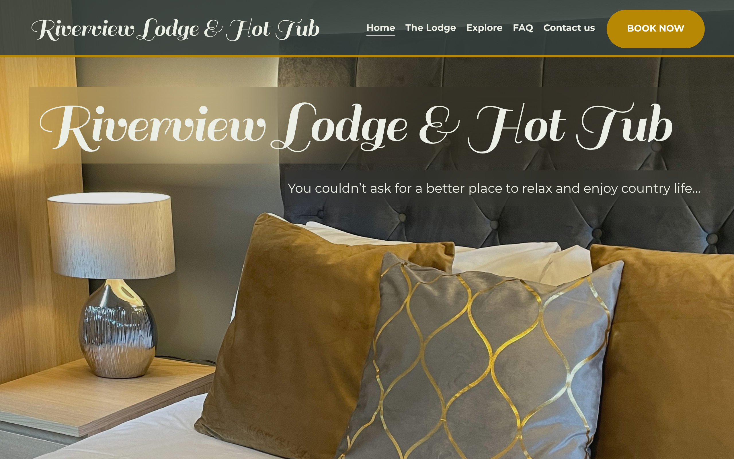 Riverview Lodges homepage